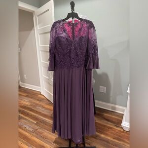 MGNY-Mori Lee -MOB/MOG or any formal event. Designer Gown
Size 18 
Color: Purple